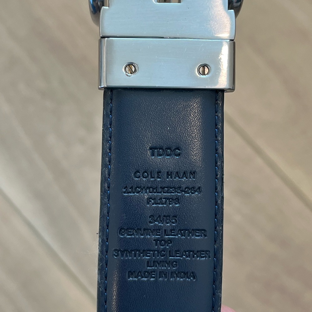 Cole Haan Leather Belt British Tan 34